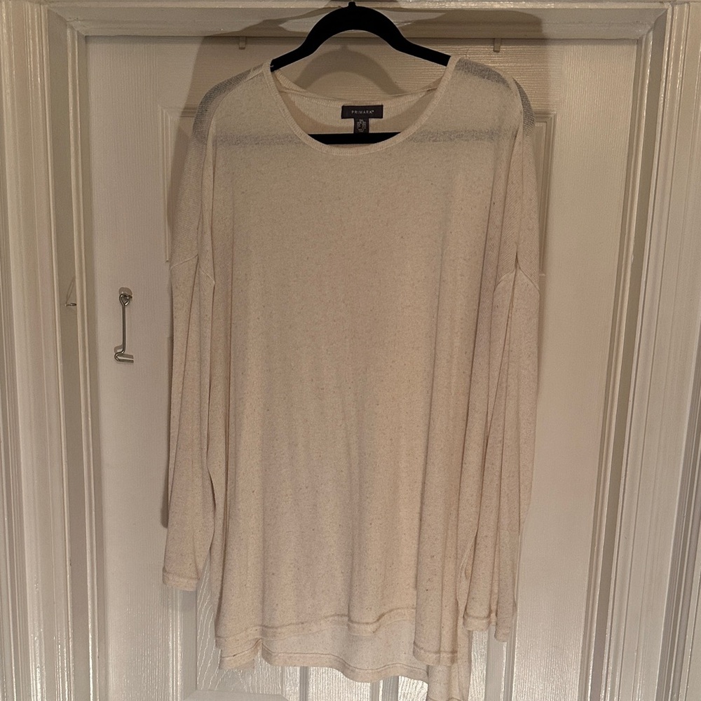 Primark Off-White Knit Top 2XL